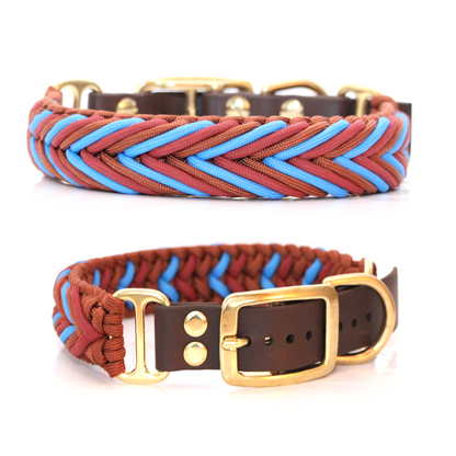 Paracord Halsband Arrow - Farben: Rust, Colonial, Crimson