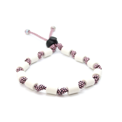 EM-Keramik Halsband Classic - Rose Pink Diamonds