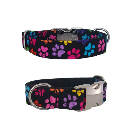 Matching Collar - Bunte Pfoten (Halsband)