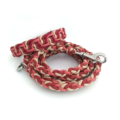 Paracord Halsband Dance - Farben: Royal Throne, Sand,Crimson, Burgundy