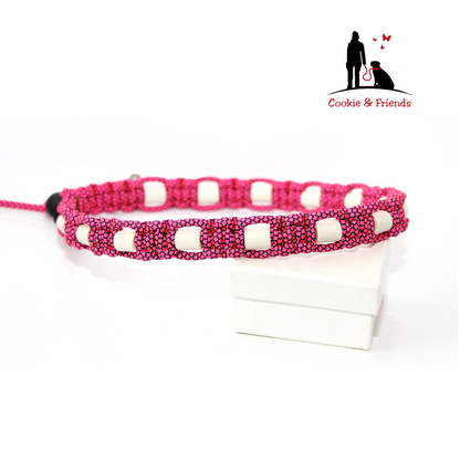 EM-Keramik Halsband Cobra - Pink Diamond