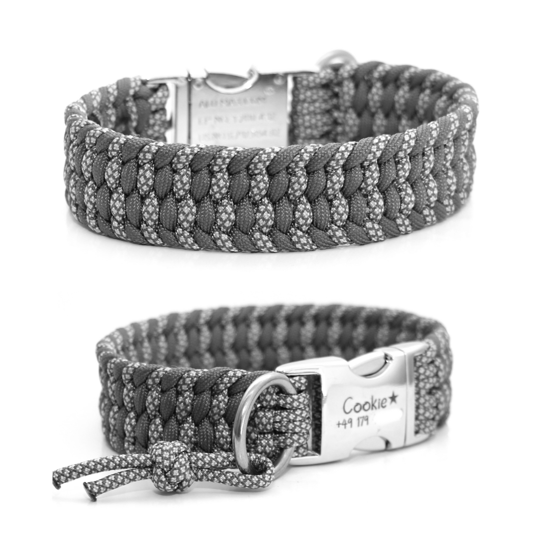 Paracord Halsband Farbrausch - Farben nach Wahl