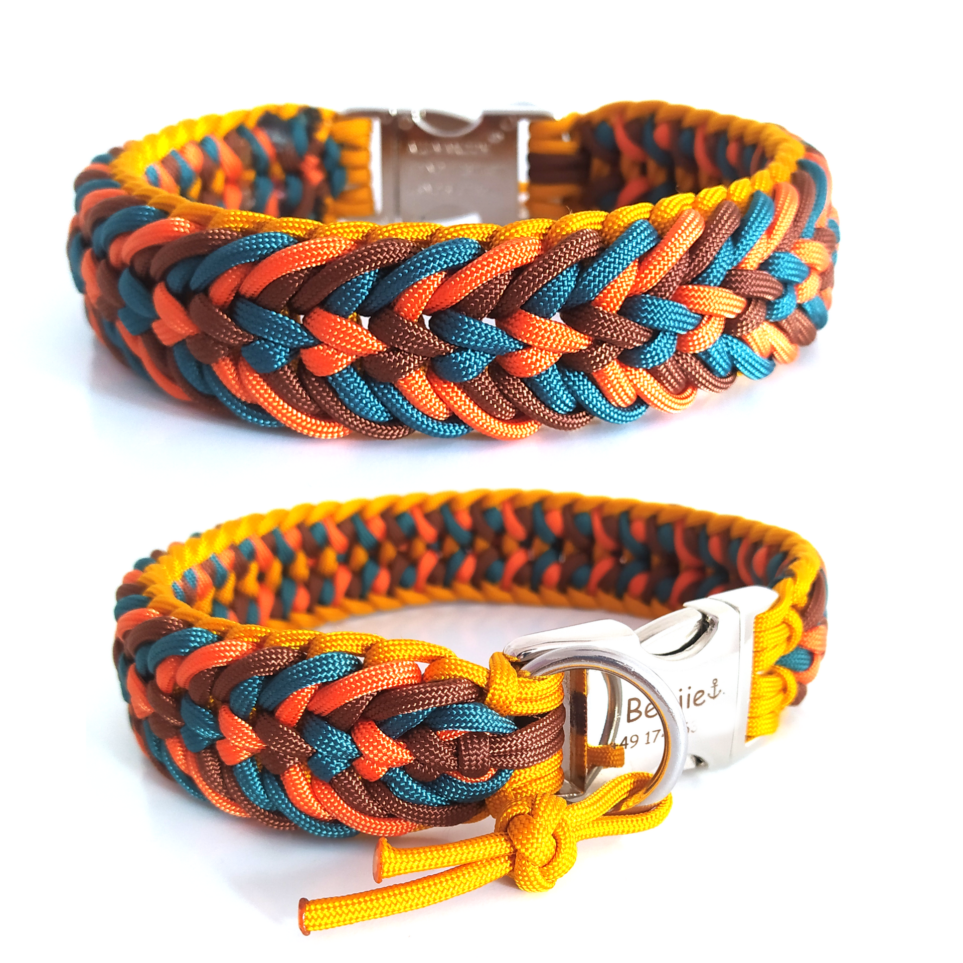 Safety Gear Glowy - Halsband Hond - Oranje - 65x2,5 cm Safety Gear Glowy - Halsband Hond - Oranje - 65x2,5 cm