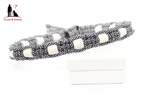 EM-Keramik Halsband Cobra - Silver Diamond