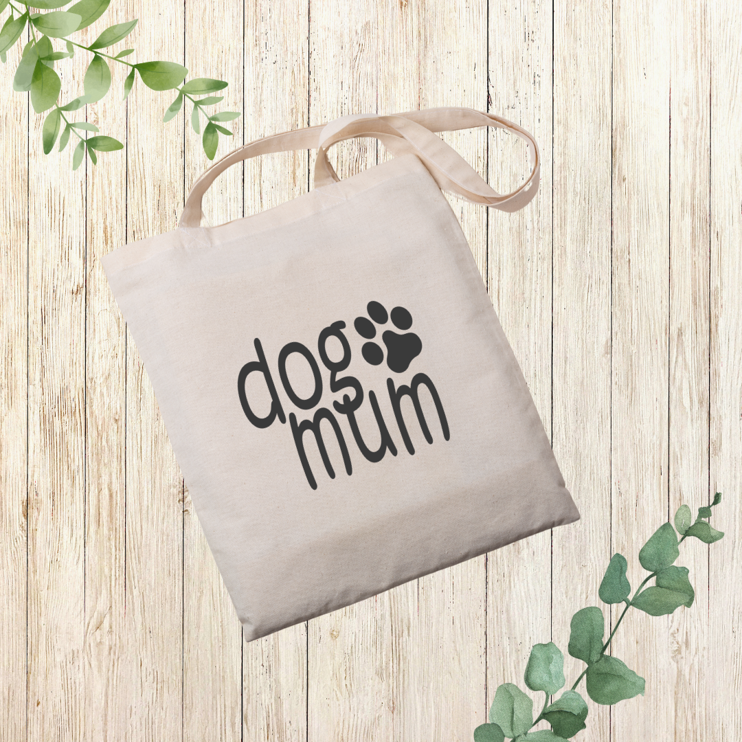 Tragetasche - Dog Mum - natur