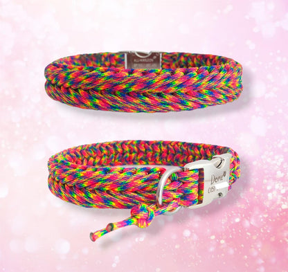 Paracord Halsband Arrow - Farbe: Rockstar