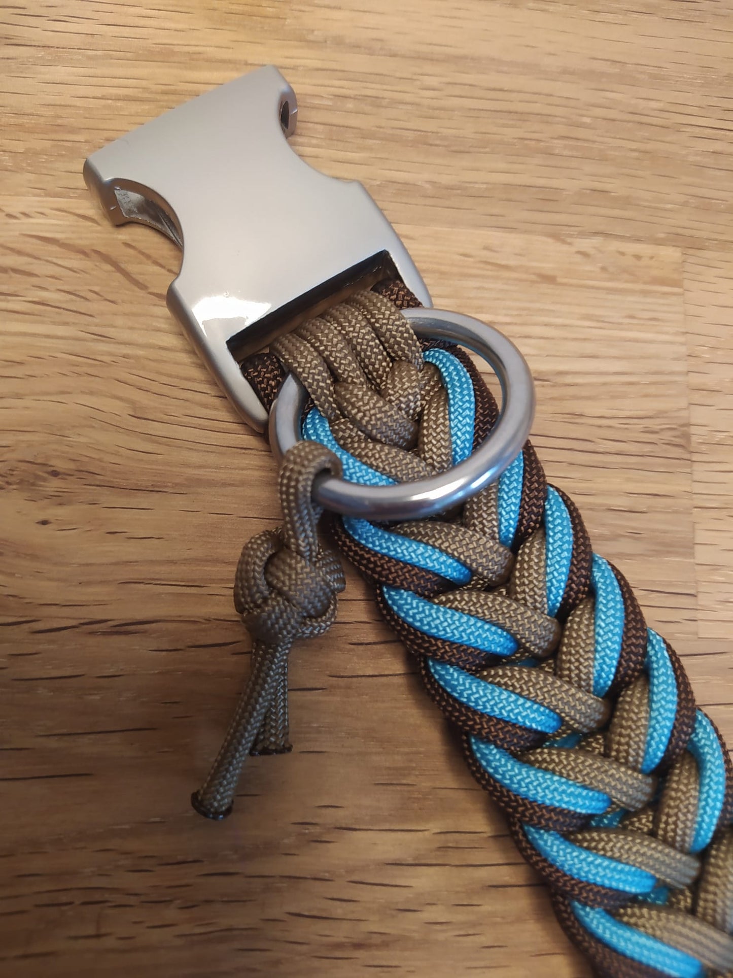 Paracord Halsband Dream - Farben: Walnut, Türkis, Coyote