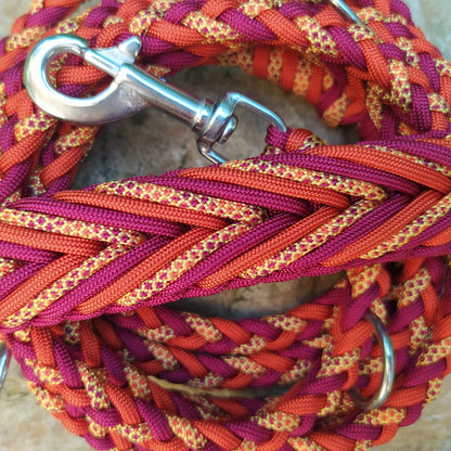 Paracord Halsband Arrow - Farben: Rusty Autumn, Sweet Fall, Burgundy