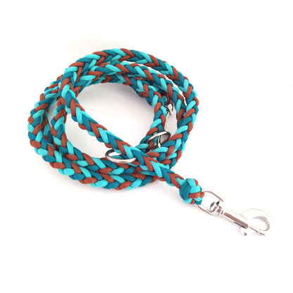 Paracord Leine - Arrow - Farben: Türkis, Rust, Teal