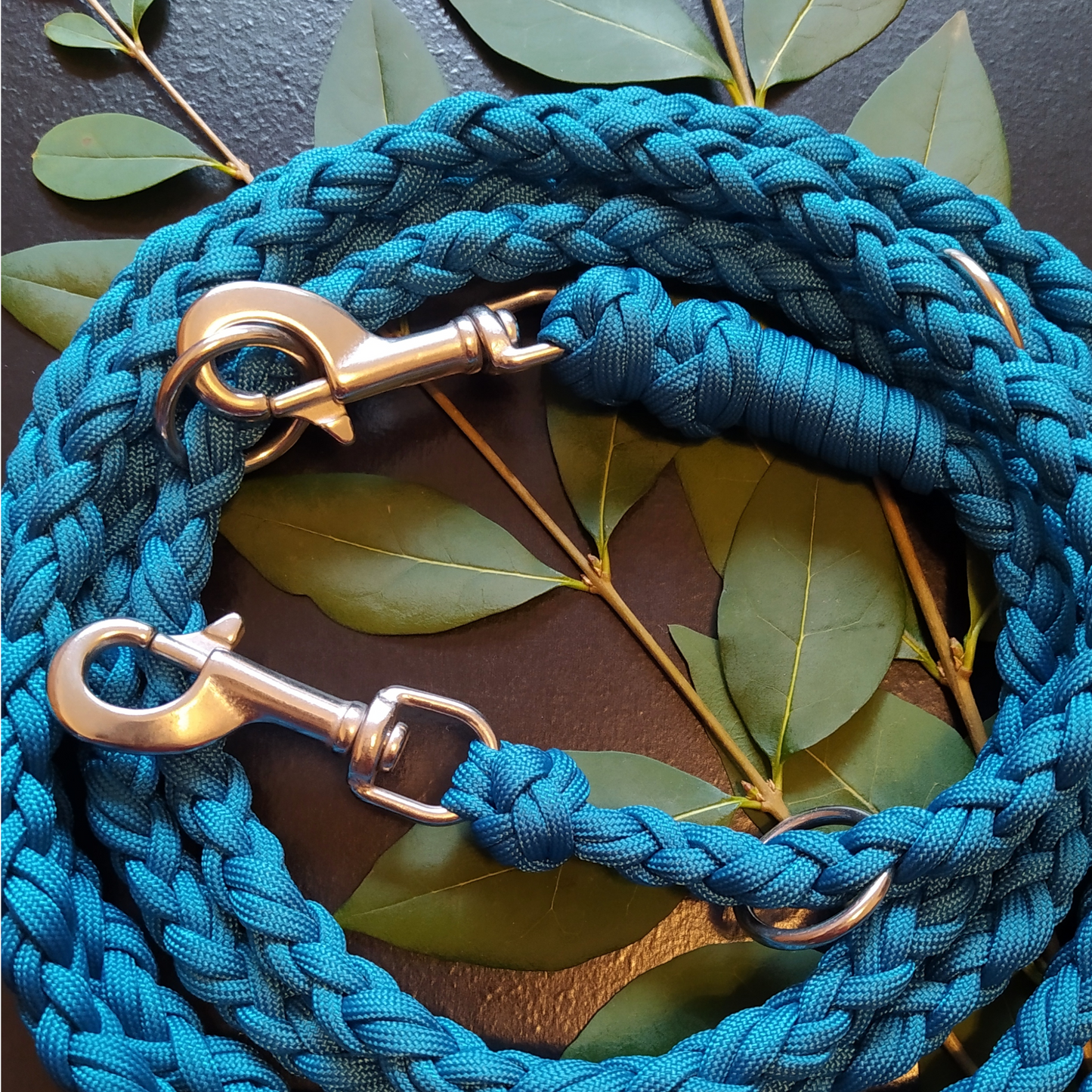 Paracord Leine - Medi - Farbe: Caribbean Blue