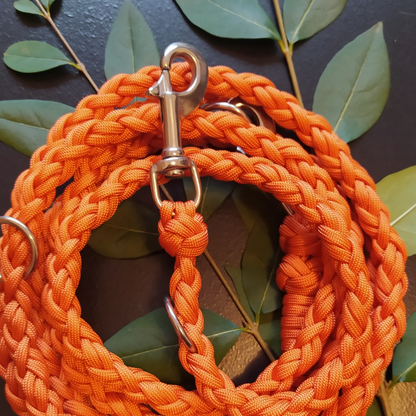 Paracord Leine - Medi - Farbe: Fox Orange