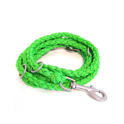 Paracord Leine - Medi - Farbe: Neon Green