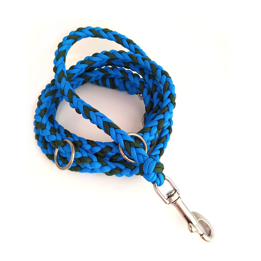 Paracord Leine - Mixed Colors - Farben: Colonial Blue, Antrazithe