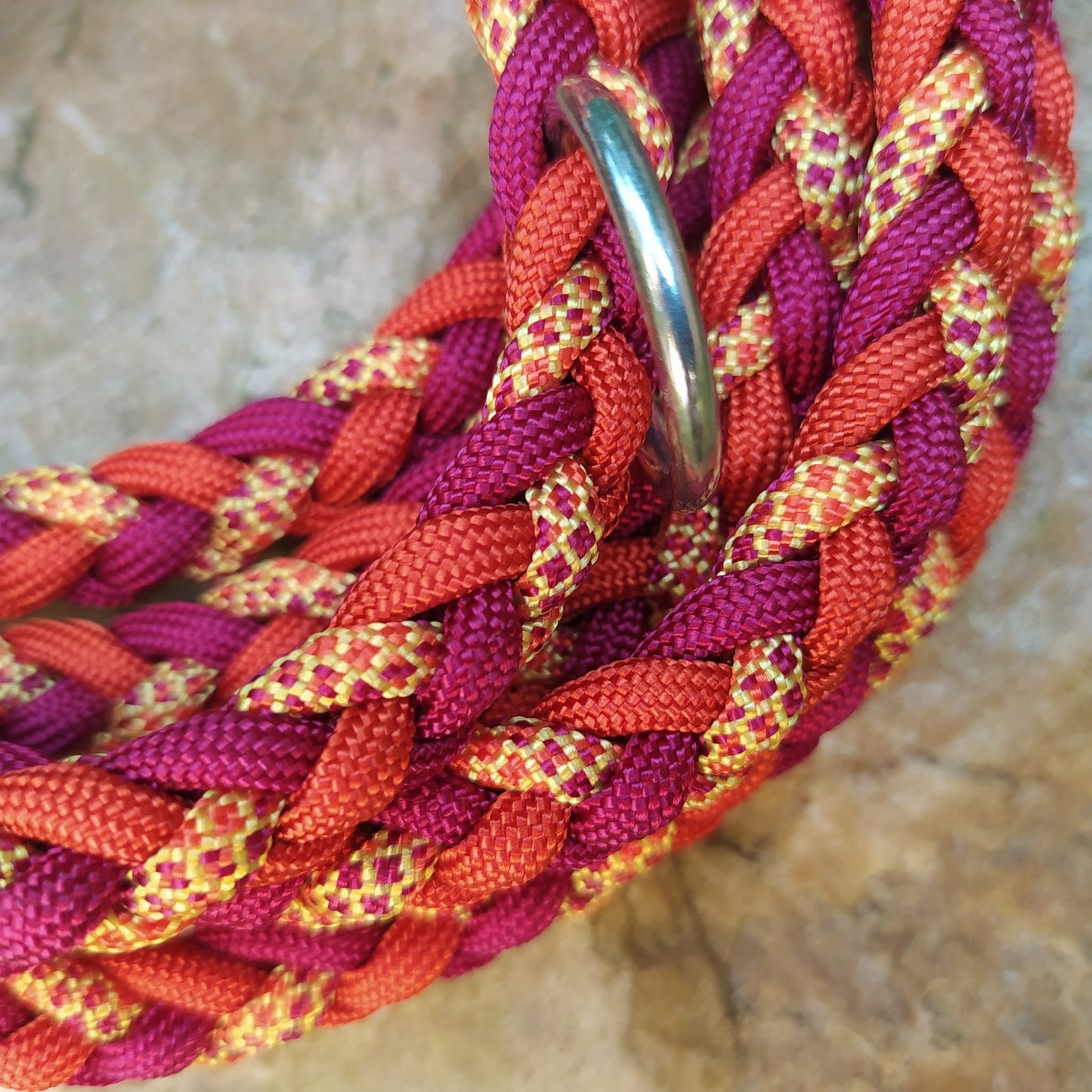 Paracord Leine - Arrow - Farben: Rusty Autumn, Sweet Fall, Burgundy