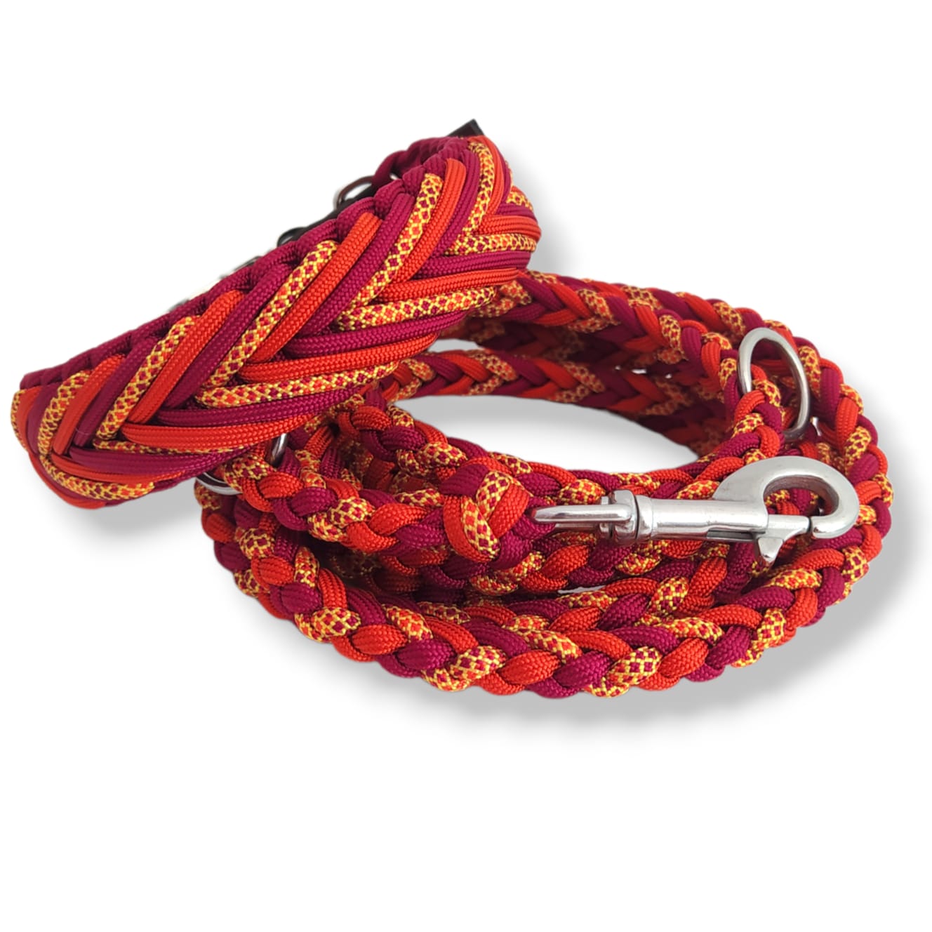 Paracord Halsband Arrow - Farben: Rusty Autumn, Sweet Fall, Burgundy