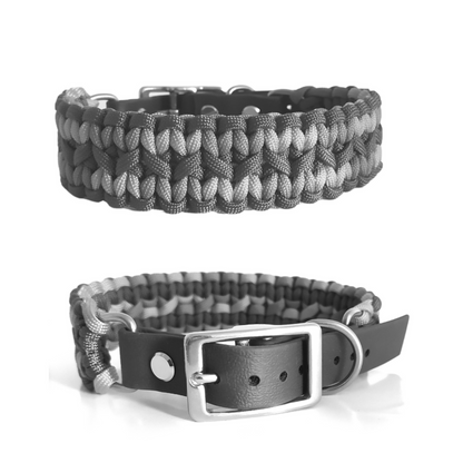 Paracord Halsband Zick Zack - Farben nach Wahl