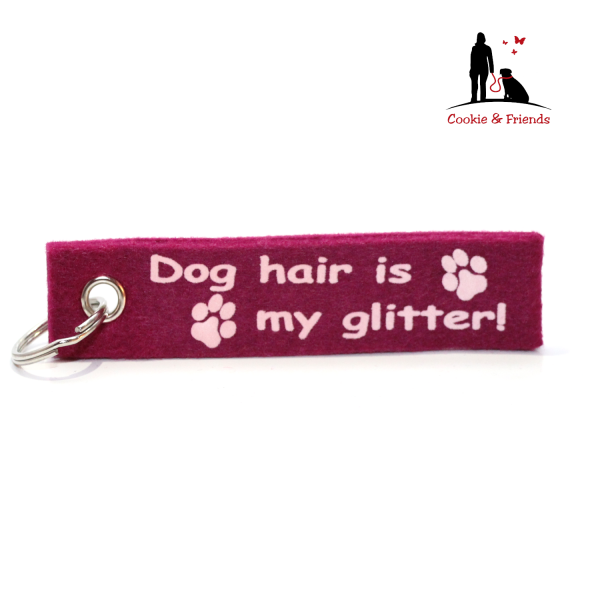 Dog hair is my glitter - Violett
