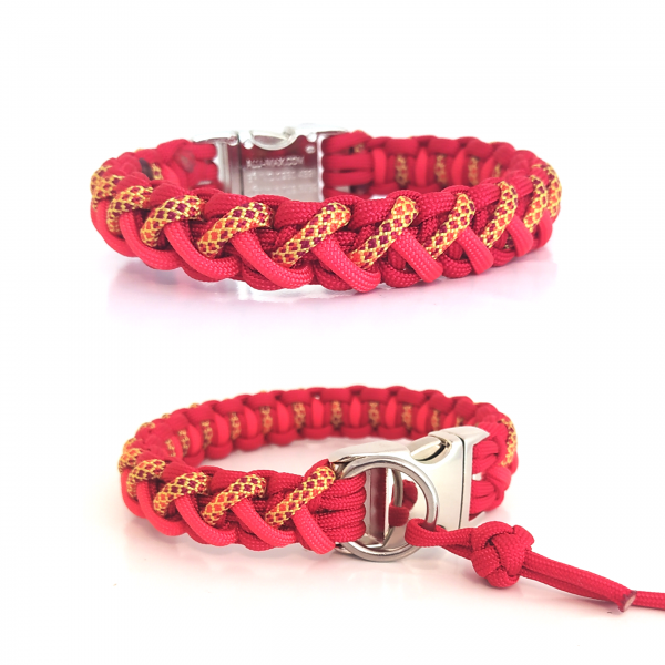 Paracord Halsband Floating Colors Smal - Farben nach Wahl