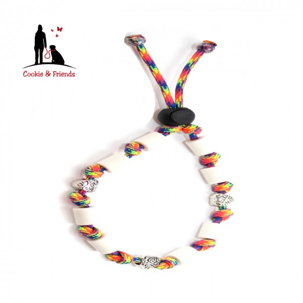 EM-Keramik Halsband für Hunde Classic wahlweise mit Namen oder weiteren Extras Rockstar 