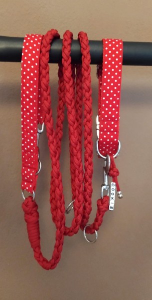 Matching Collar - Polka Dots Red (Halsband)